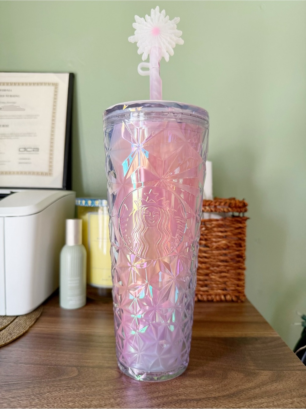 Starbucks x Wicked Glinda Pink Iridescent Cold Cup